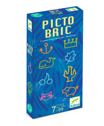 Stolov hra: Picto Bric (Pikto tehliky), skladanie piktogramov