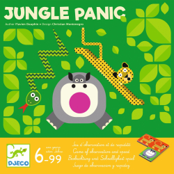 Panika v dungli (Jungle Panic): stolov hra, postrehov rchla, tetrisov