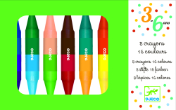 Obojstrann pastelky 8 ks = 16 farieb