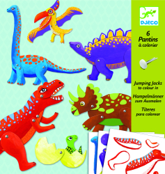Papierov postaviky - Dinosaury