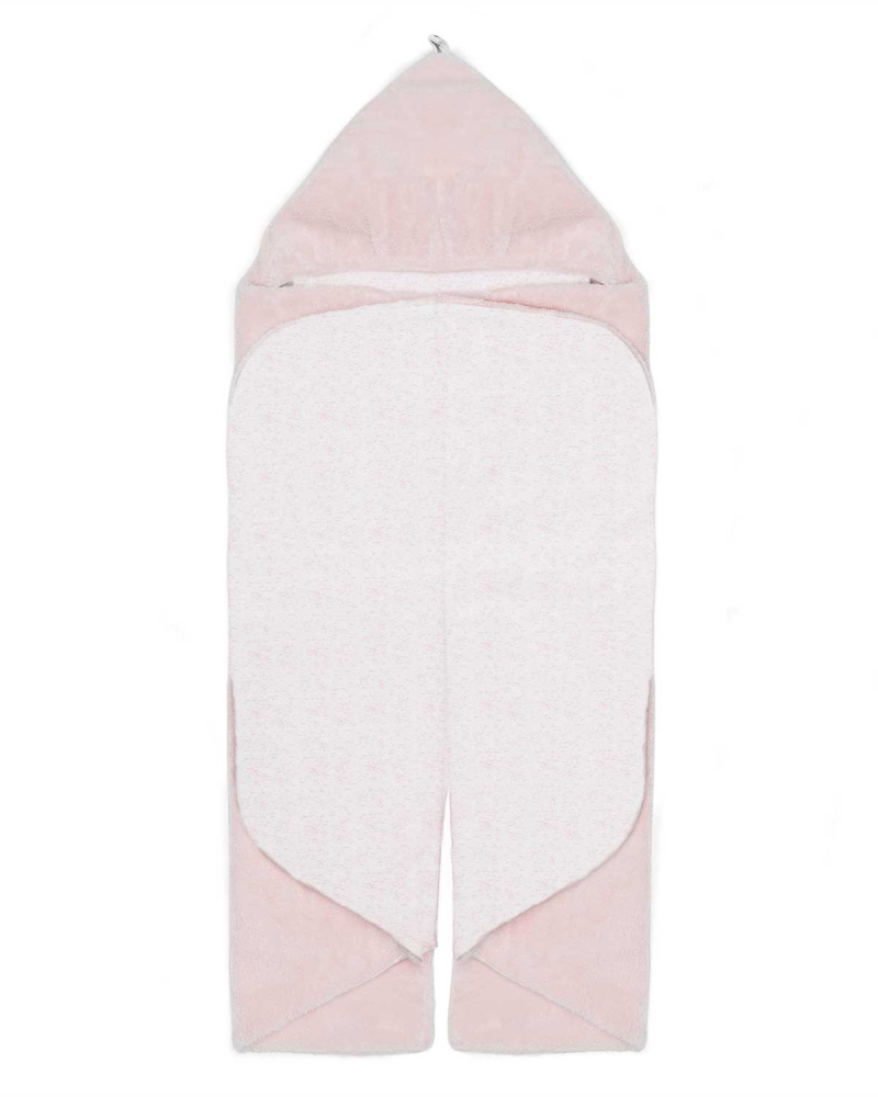 Trendy Wrapping (Moderná zavinovačka): zavinovacia deka, 90 x 110 cm, pastelovo ružová