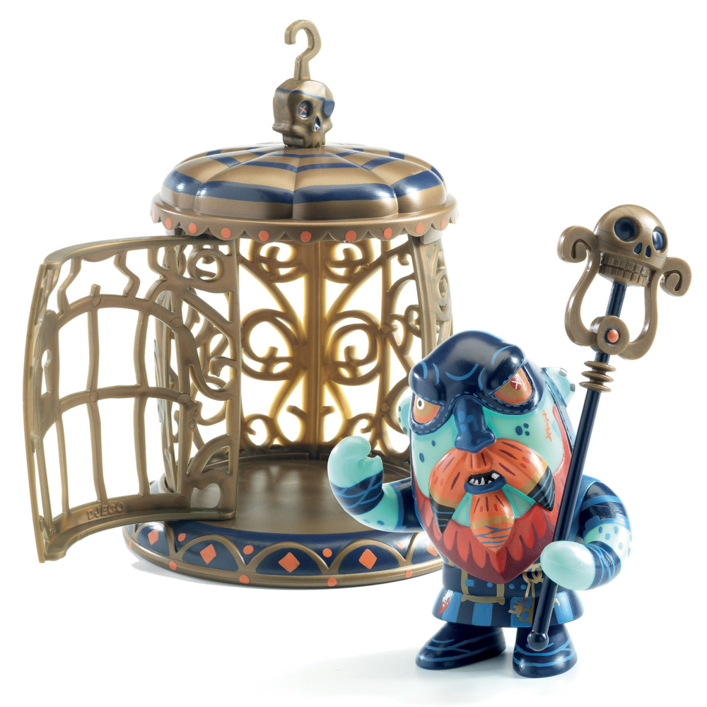 Arty toys: Gnomus & Ze cage, pirát a klietka