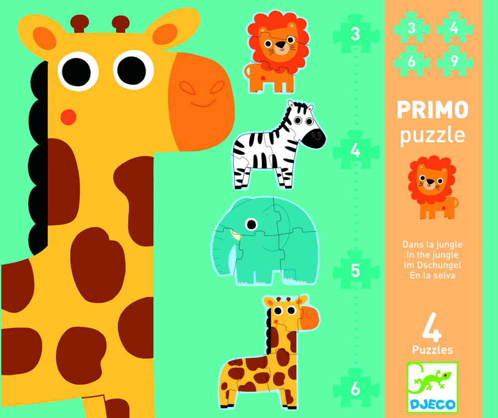 Primo puzzle pre najmenších  Džungľa