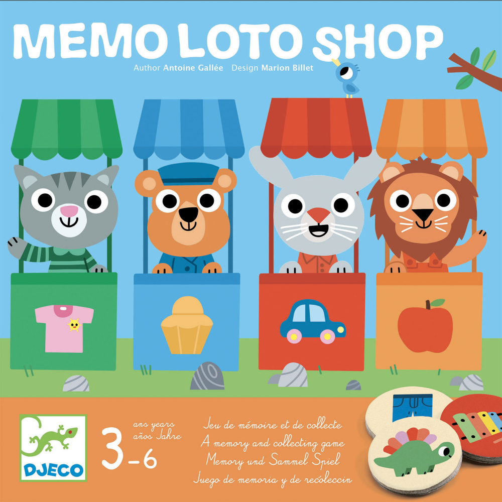 Stolová pamäťová hra: Memo Loto shop