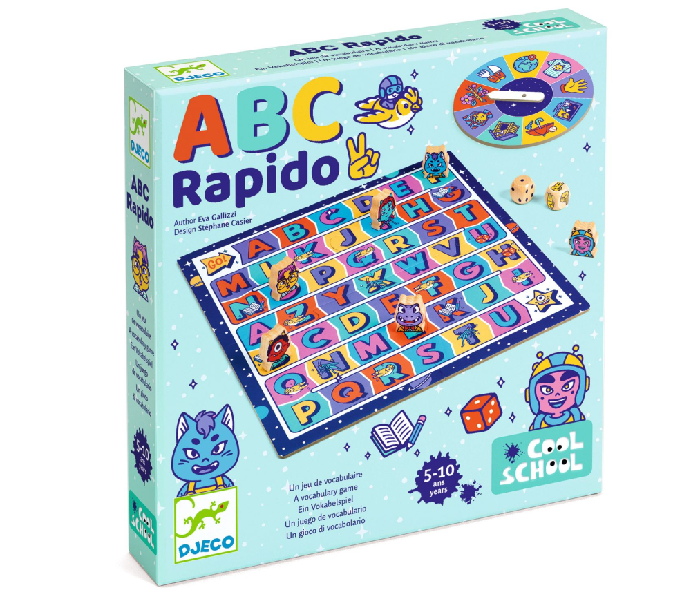 Cool School: ABC Rapido, edukaèná stolová hra so slovnou zásobou