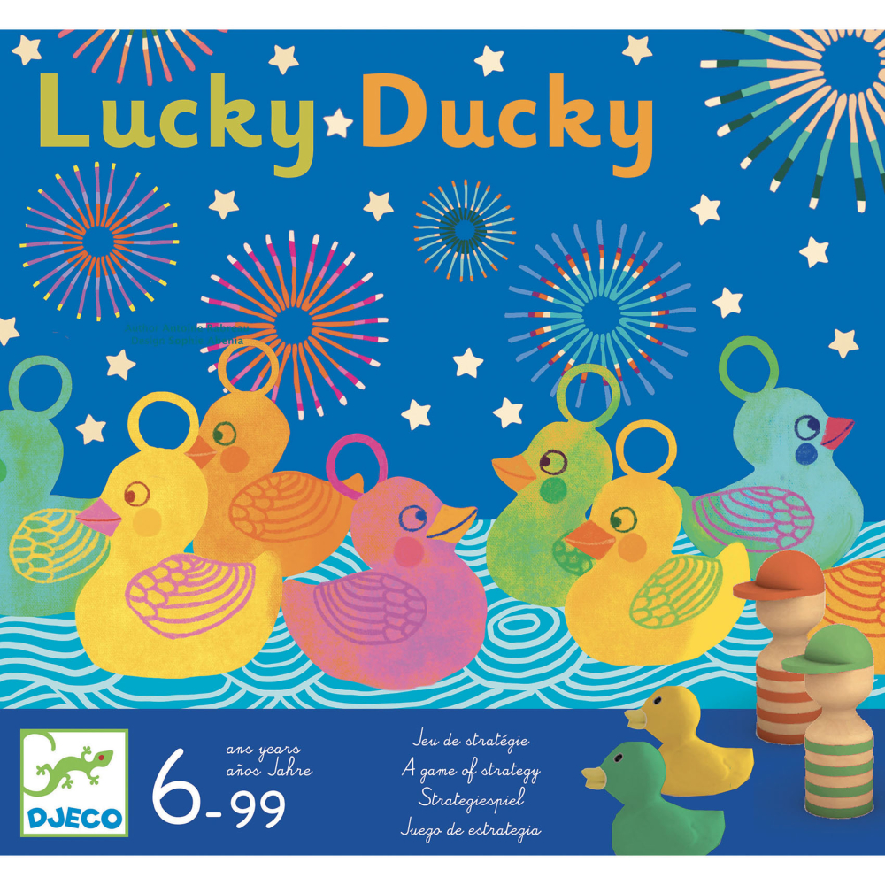 Šťastné kačky (Lucky Ducky): stolová hra, strategická pamäťová