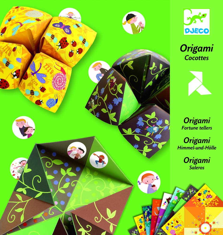 Tvorivá sada Origami: Nebo, peklo, raj (pre chlapcov)