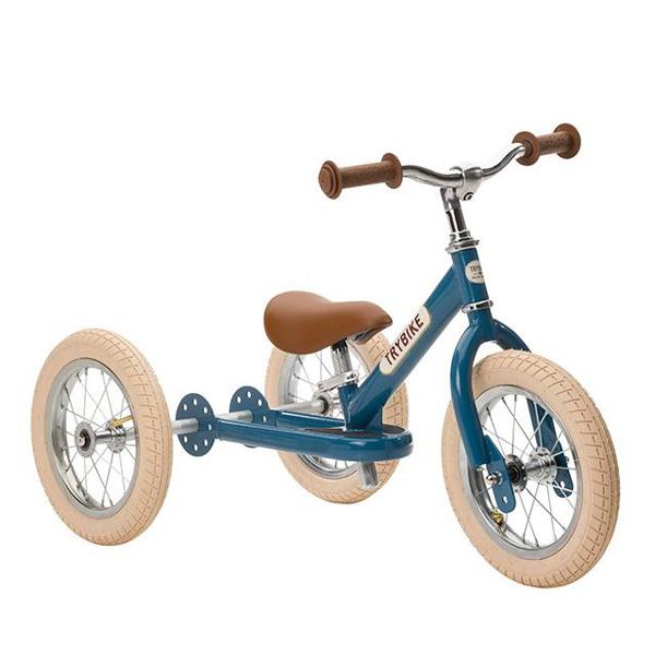 Trojkolka/ odrážadlo Trybike Steel II vintage modrá- hliníkové kolesá