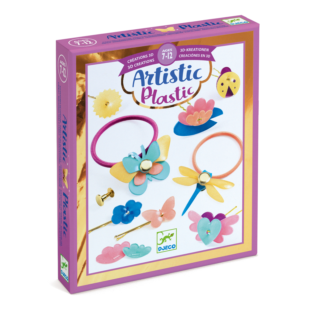 Artistic Plastic: Ozdoby do vlasov z magického plastu (pre staršie deti)