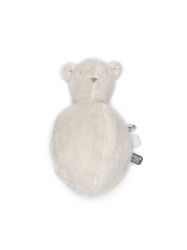 Vzorka: Medveď Bobby: mojkáčik guľatý, recyklovaný, bielobéžová
