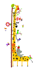 Rastový meter - Žirafa a kamoši
