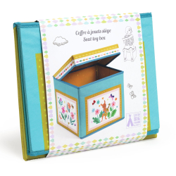 ENG:LITTLE BIG ROOM Seat toy box - Caravan