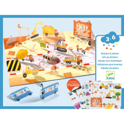 ENG: Lift-up stickers - Vehicles