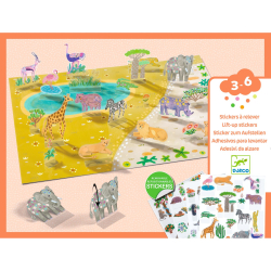 ENG: Lift-up stickers - Animals