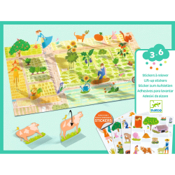 ENG: Lift-up stickers - Farm