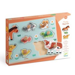 Farmrske zvieratk (Dog'n'Co): puzzle s chytkami