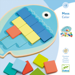 Mosa Color: drevená mozaiková ryba