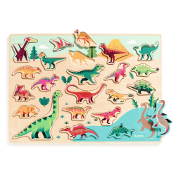 ENG:WOODEN PUZZLES Puzzlo Dino - FSC 100%