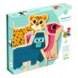 Mixanimo: Dreven puzzle magnetky