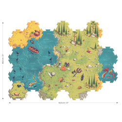 ENG:IMAGINARY WORLD Giant puzzle-Battle -30 pcs - FSC MIX