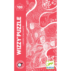 Kúzelný strom: puzzle, 100 dielov; 2 puzzle 1, magická lupa (Wizzy puzzle magické)