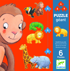 Obrovsk progresvne puzzle: Marmoset a priatelia
