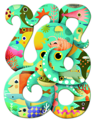 Umelecké puzzle: Chobotnica