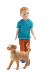 Doplnky k domu pre bábiky Xavier so psom