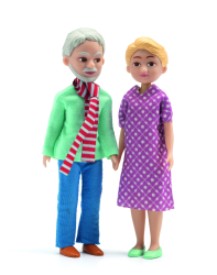 Doplnky k domu pre bábiky  Starí rodičia
