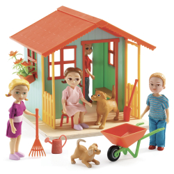 Doplnky k domu pre bábiky: Záhradný domček