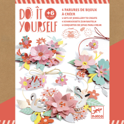 DIY-Vyrob si sám Farebná zábava: 4 sety papierovej bižutérie