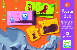 Puzzle duo: Mama a bbtko - 12ks
