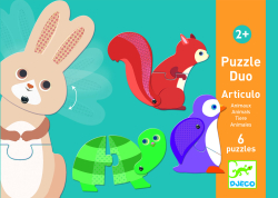 Puzzle Duo: Pohybliv zvieratka