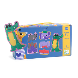 Puzzle trio: Savana, 3 dieliky x 8 postv