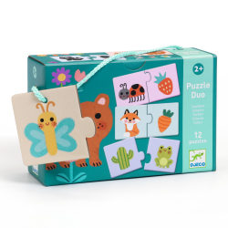 Puzzle Duo: Farby (12 ks po 2 dieliky)