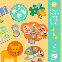 ENG: Savannah animals - 5 games
