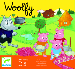 Woolfy: Spoločenská kooperatívna hra Vlk a 3 prasiatka