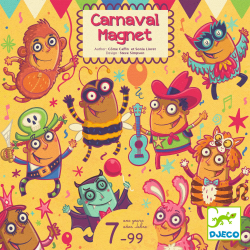 Magnetický karneval (Carnaval Magnet): stolová hra, rýchla, vyžadujúca zručnosť