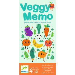Veggy Memo- Ovocie a zeleninka: stolová pamä�ová hra