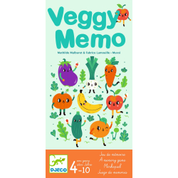 Veggy Memo- Ovocie a zeleninka: stolov pamov hra