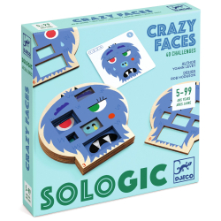 Bláznivé tváre: stolová logická hra pre 1 hráèa