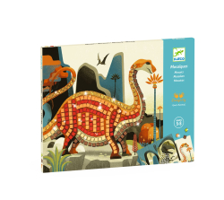Penov mozaika Dinosaury: tvorba poda siel