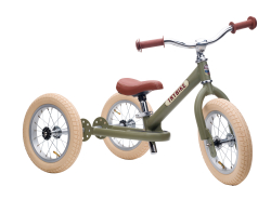 Trojkolka/ odradlo Trybike Steel II vintage zelen- matn