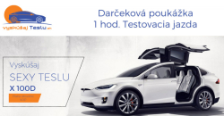 Darekov poukka 1 hod. Testovacia jazda Tesla X